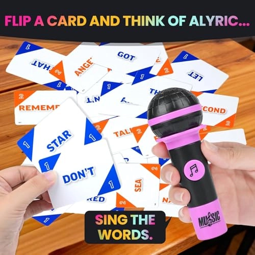 Mic misheard Music Trivia Card Game - 125 Cards