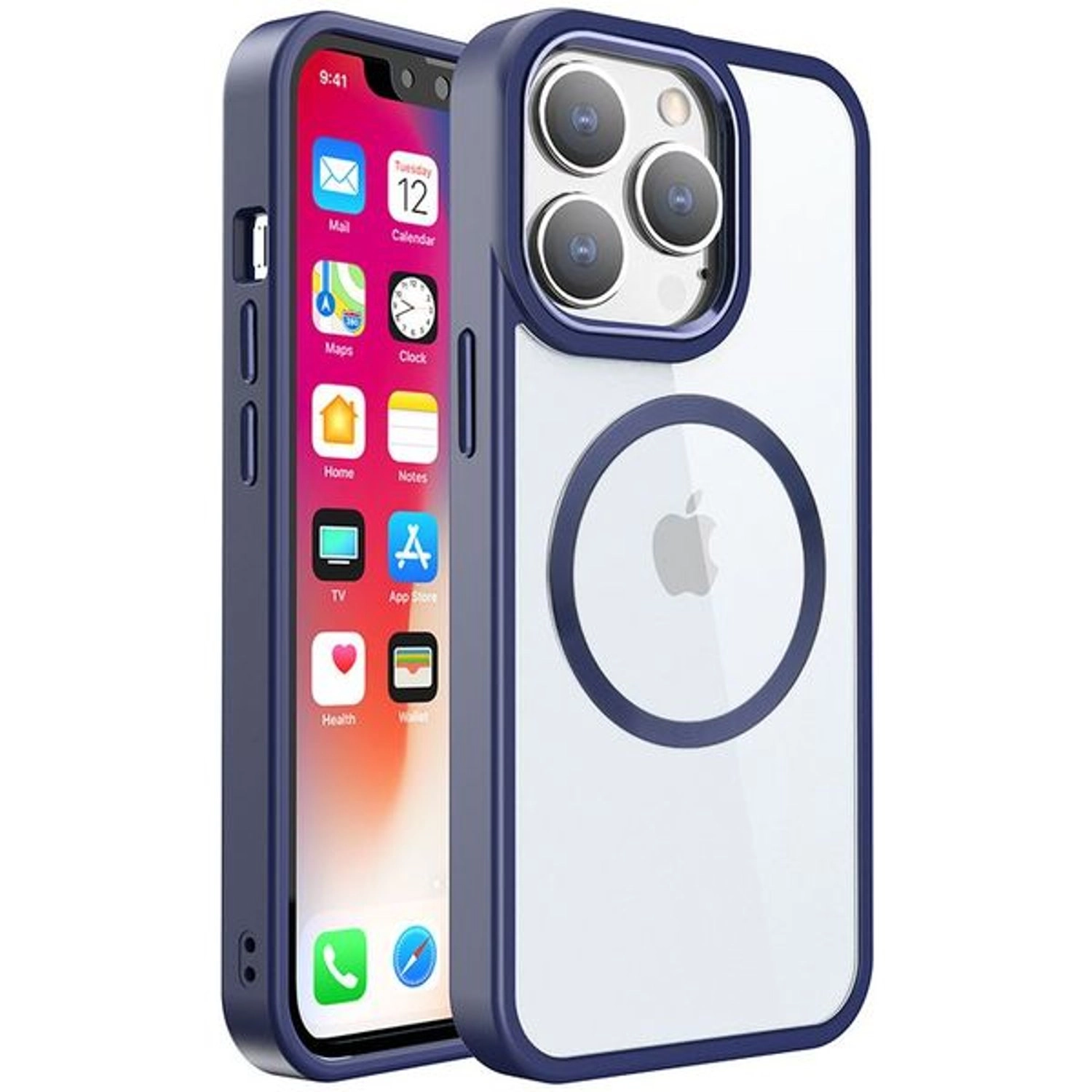 Gafa Hard Case With Screen Protector for iPhone 14 Pro Max
