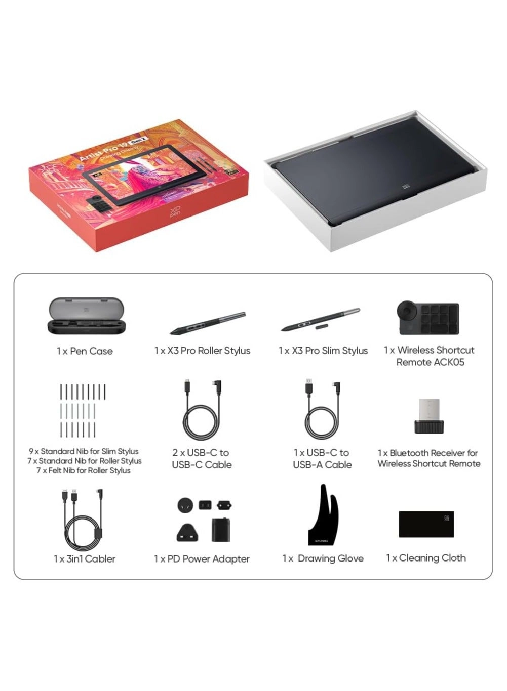 Artist Pro 19 - Graphics Tablet 4K UHD