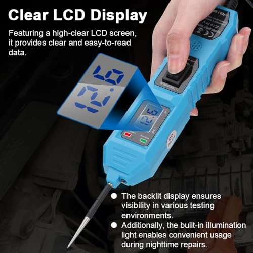 Automotive Power Circuit Probe Tester - 1-8Amp 3.5V-36V