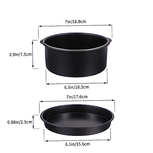 cake basket + pizza plate - Carbon Steel 2pcs