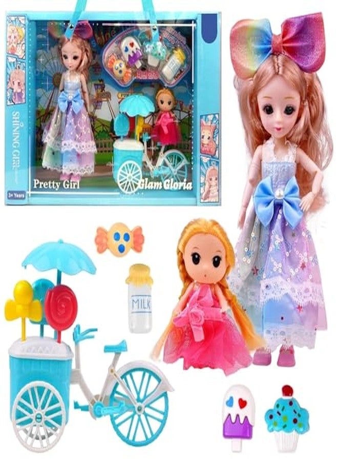 KERBRO Missy & Sissy Pretend Playset - 4 pcs