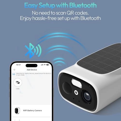 Wireless Outdoor Solar Security Camera 2K Pack