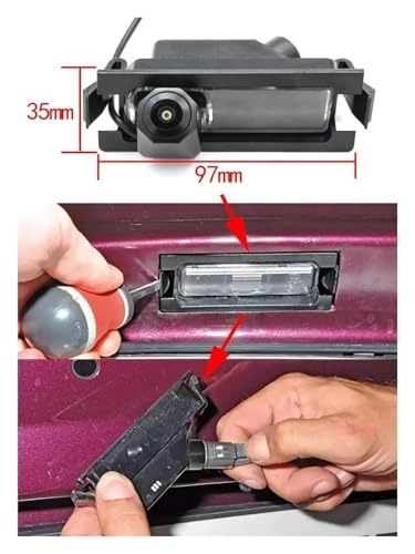 Reverse car rear view camera - Night vision Wired 720 x 540 pixels