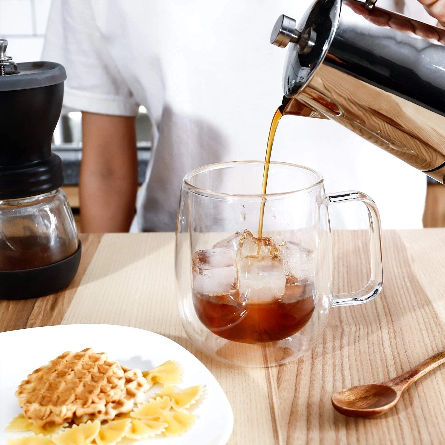 Double Wall Thermal Insulated Cup - 2 pcs - 350 ml