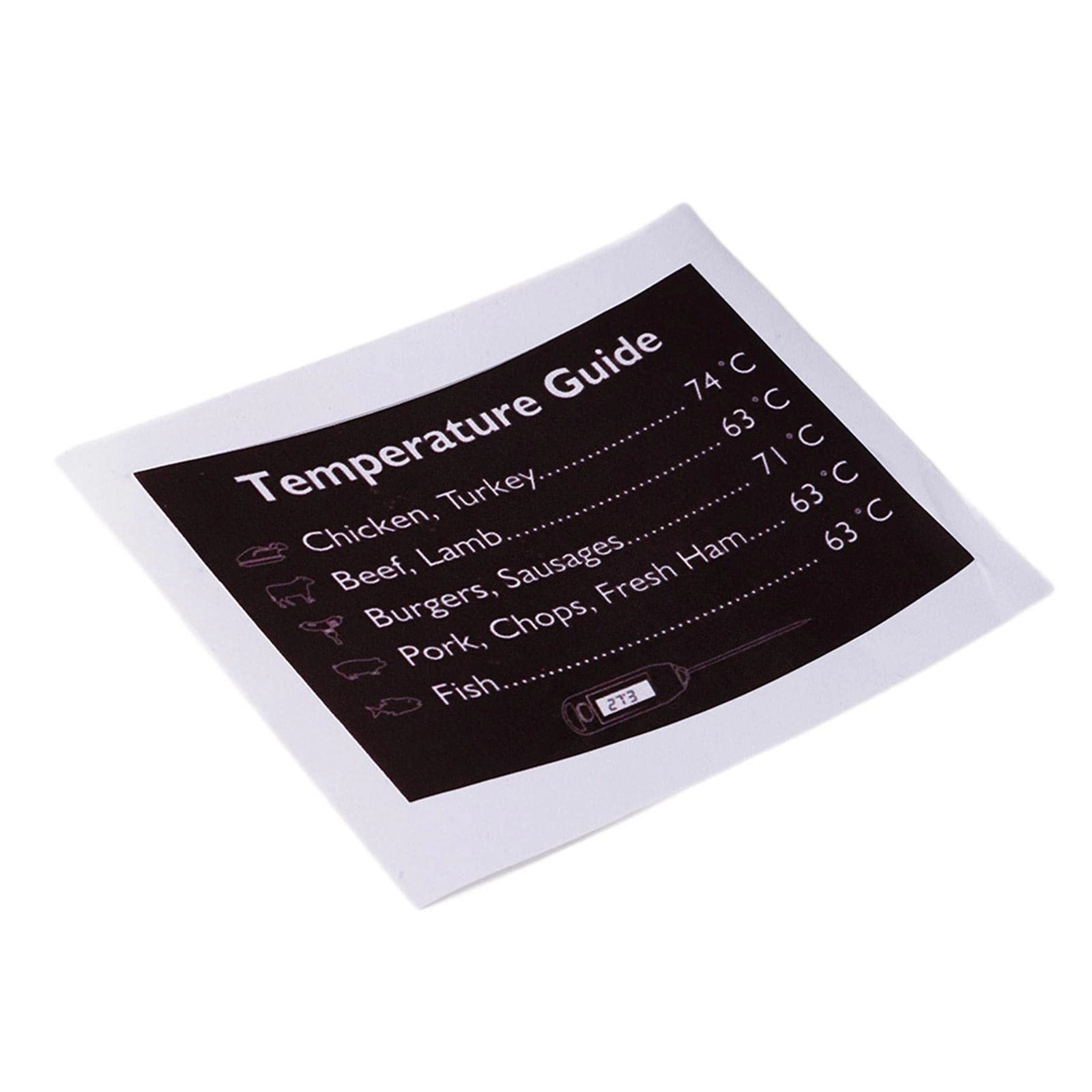 XYHVT Air Fryer Conversion Chart Sticker - high quality polymeric vinyl 1pcs*Temperature Guide/1pcs*Conversion chart