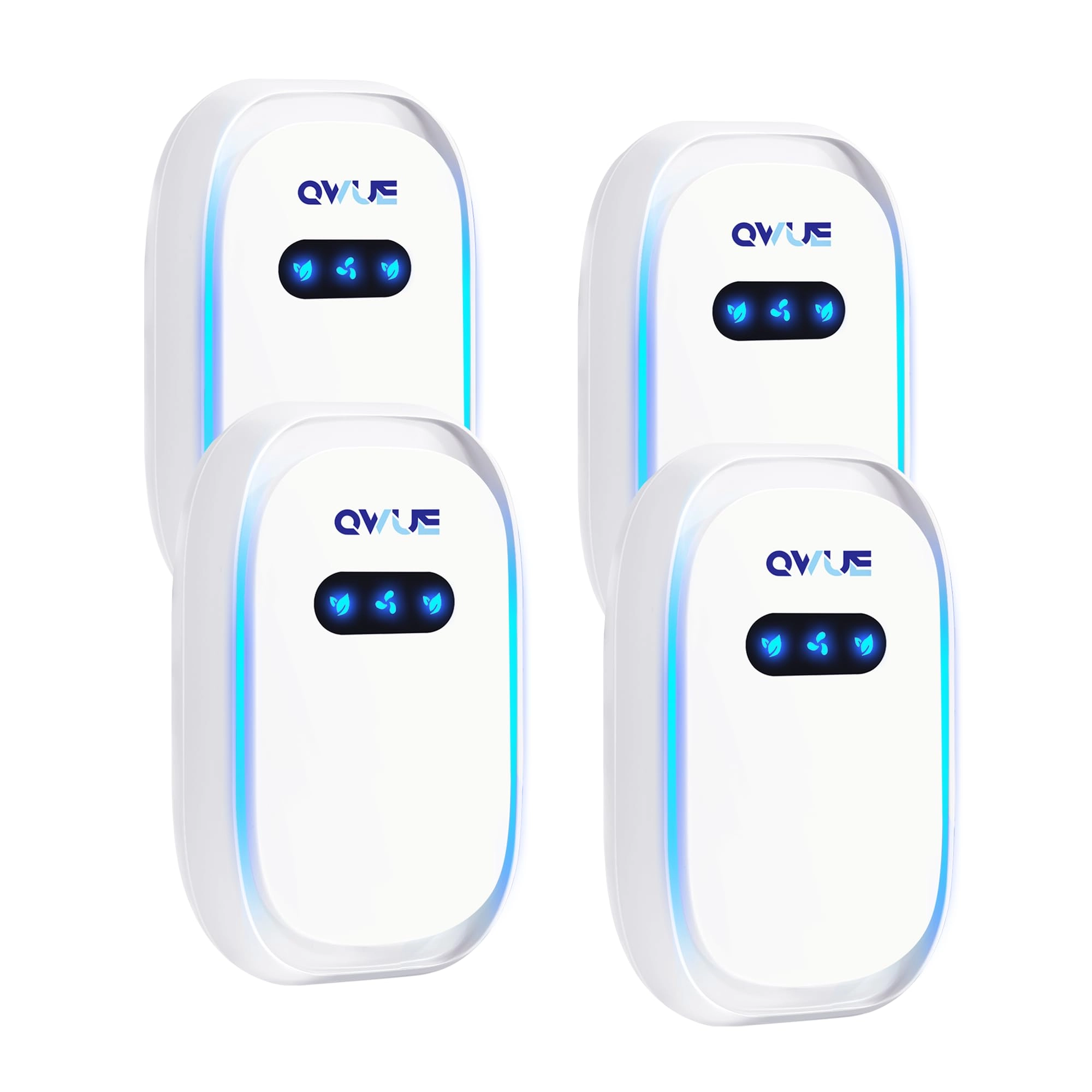qwue Mini Ionic Air Purifier - Plug in Filter-Free 20dB