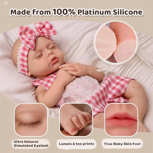 Reborn Baby Doll - 16 inch Full Body Silicone Newborn Girl