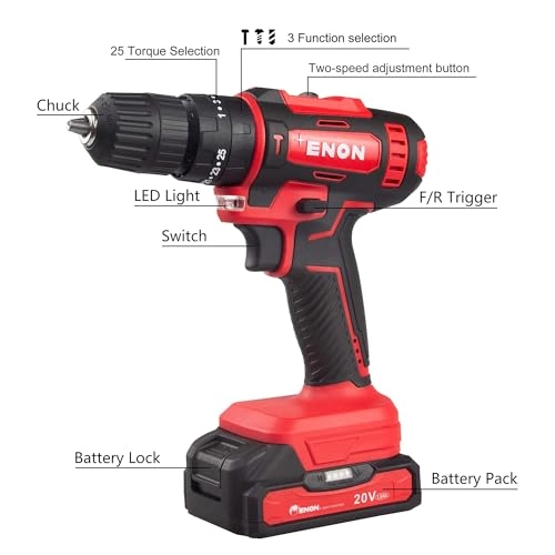 Cordless Impact Drill - 1.5 Amp Hours