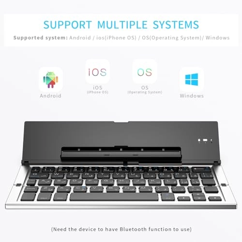 Foldable Bluetooth Keyboard - Wireless