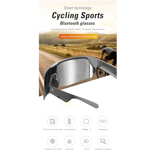 Smart Glasses - BT5.3 IPX4 2x55mAh