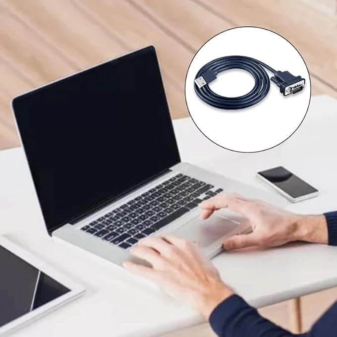 USB to serial adapter - Type A USB DB9