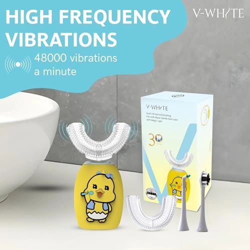 U-Shaped Electric Toothbrush - Kids Ultrasonic IPX7