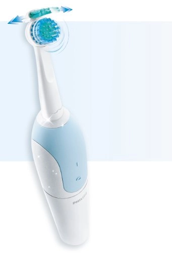 One Battery Toothbrush - Miami Coral 3 month battery life 2 Minute Timer