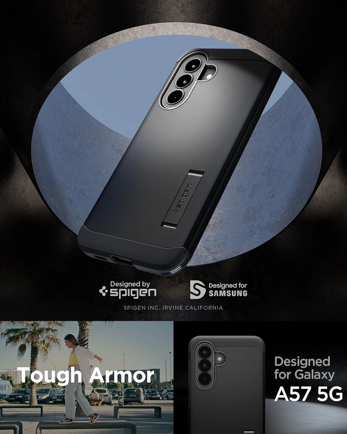Tough Armor for Samsung Galaxy A57 5G - Extreme Impact Foam TPU Hard PC case