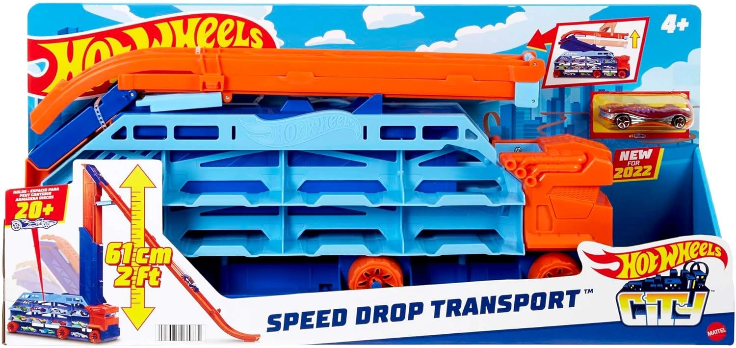 COLOR LAND CHILDRENS TOYS CENTER LLC City Speed Drop Transport Hauler Bundle