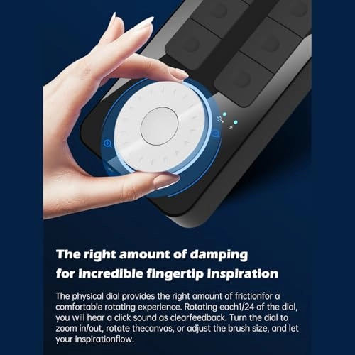 Graphics Tablet Keyboard - 1200mAh Rechargeable Battery 2.4g WiFi