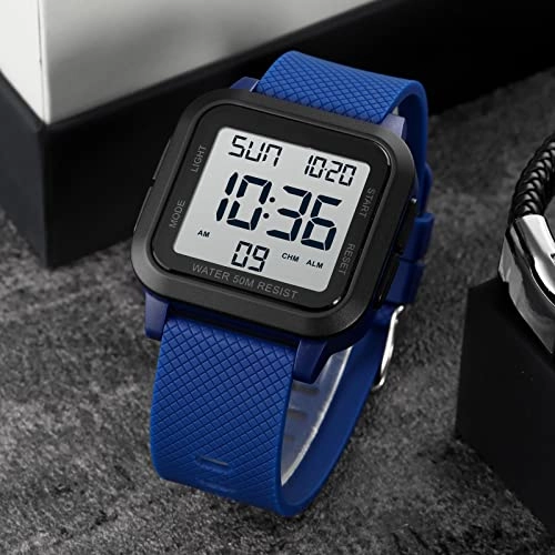 Sport Digital Watch 40mm Acrylonitrile Butadiene Styrene