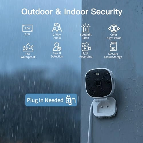Outdoor Security Camera 2.5K