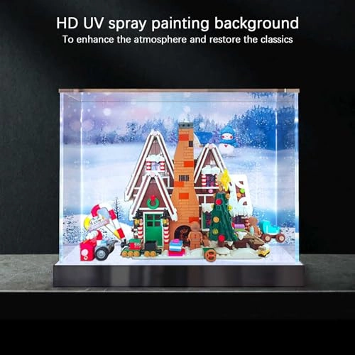 Acrylic Display Case - 35x25x25cm Dustproof Transparent