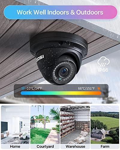 8 Channel 5MP 3K PoE Home Security Camera System