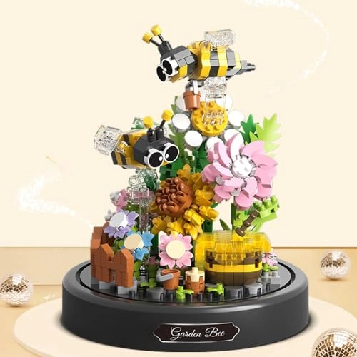 Flower Bouquet Bee Building Set (HH984) - Floral