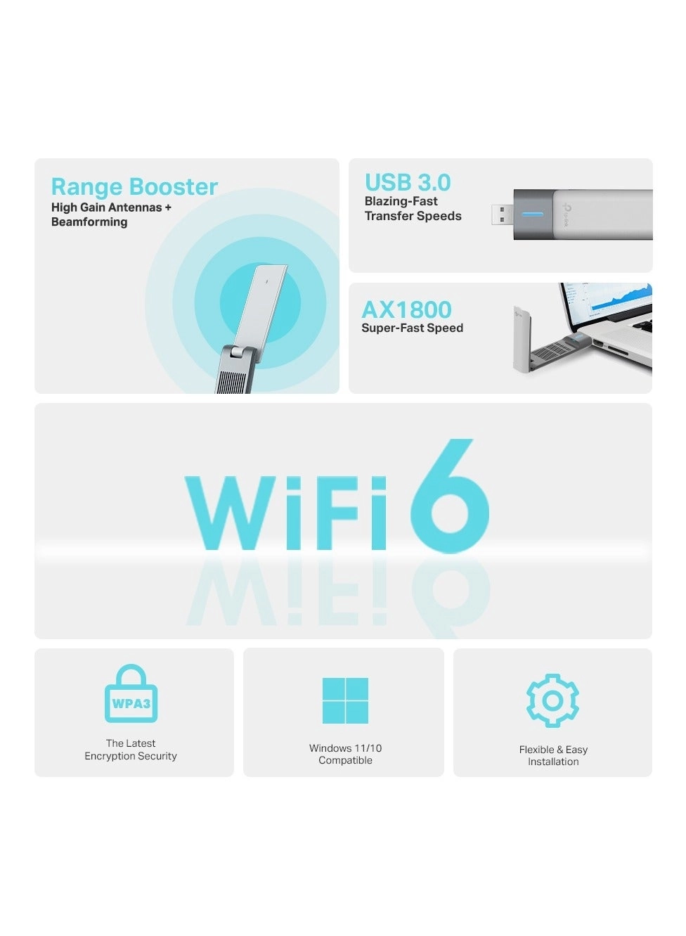 Archer TX20U Nano - Wi-Fi 6 USB Wireless