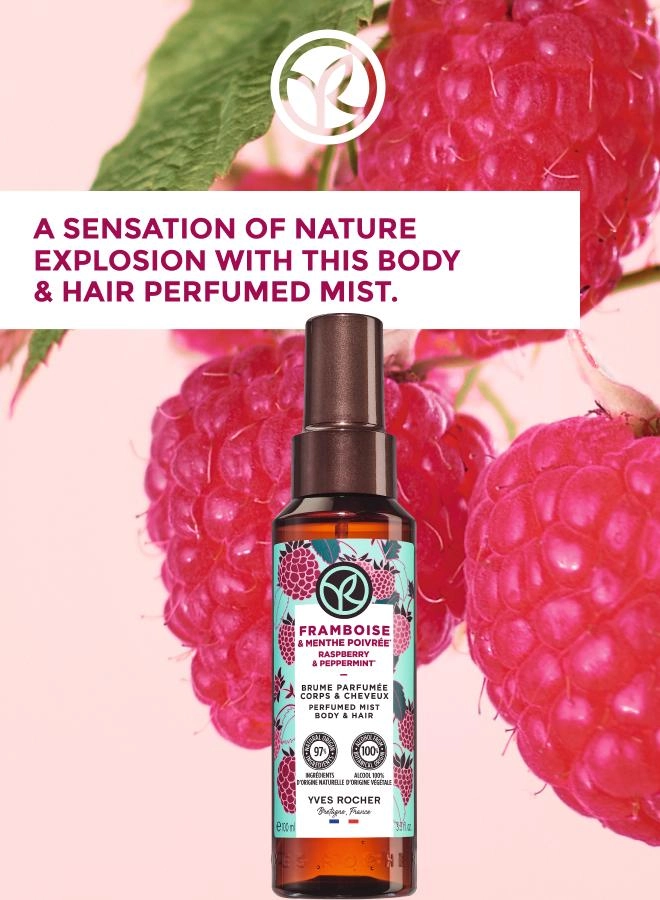 Body Mists - 100 ml Raspberry Peppermint