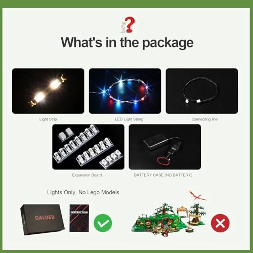 Light Kit for Lego The Lord of The Rings The Shire 10354 - Led