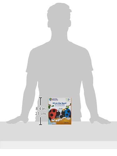 10 on the Spot! Ten Frame Game - 5 - 10 years 120 pieces