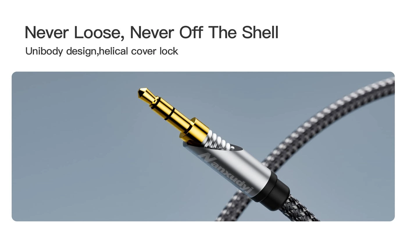 3.5mm Headphone Extension Cable for Smartphones, Tablets, Media Players - 6FT Right Angle Male to Female