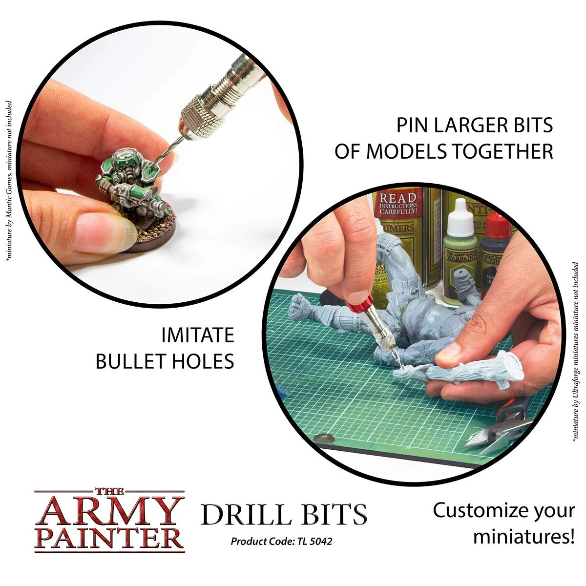 Drill Bits - 10 Ø 0.7 mm to 3.0 mm