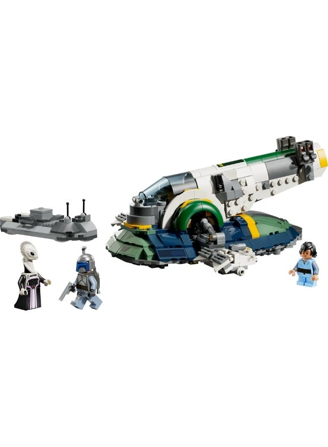 Star Wars LEGO Jango Fett's Starship - Play & Display 3 Minifigures