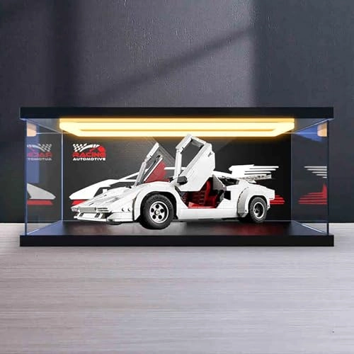 Display Box - 40 x 20 x 15 cm Walnut Backlight Model