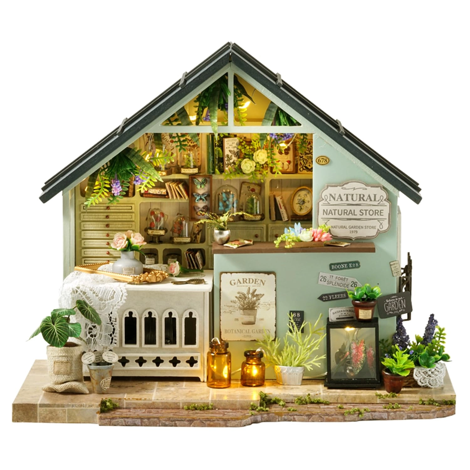 Miniature Dollhouse - Creative Room with Furniture
