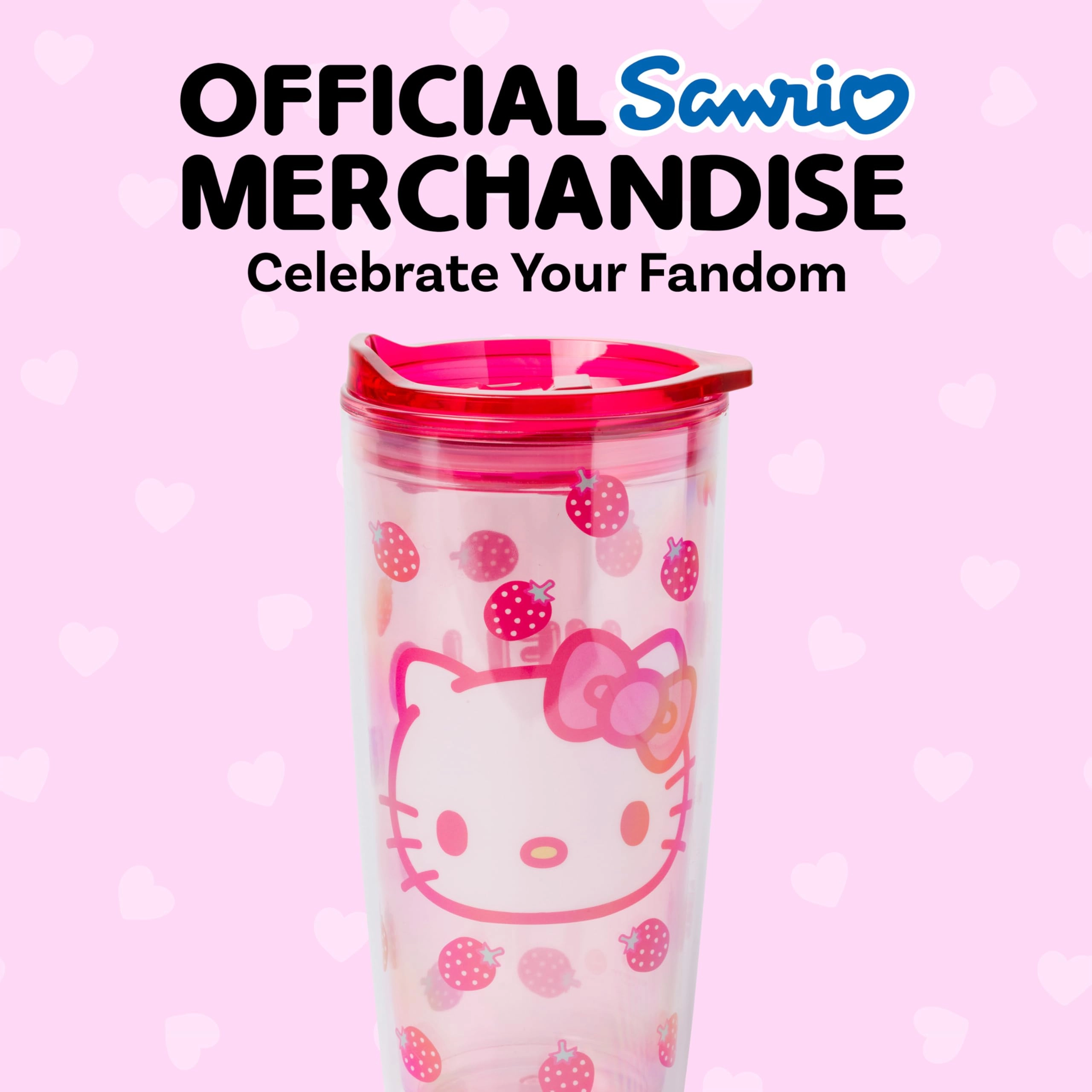 Plastic Hello Kitty Travel Tumbler - 591ml
