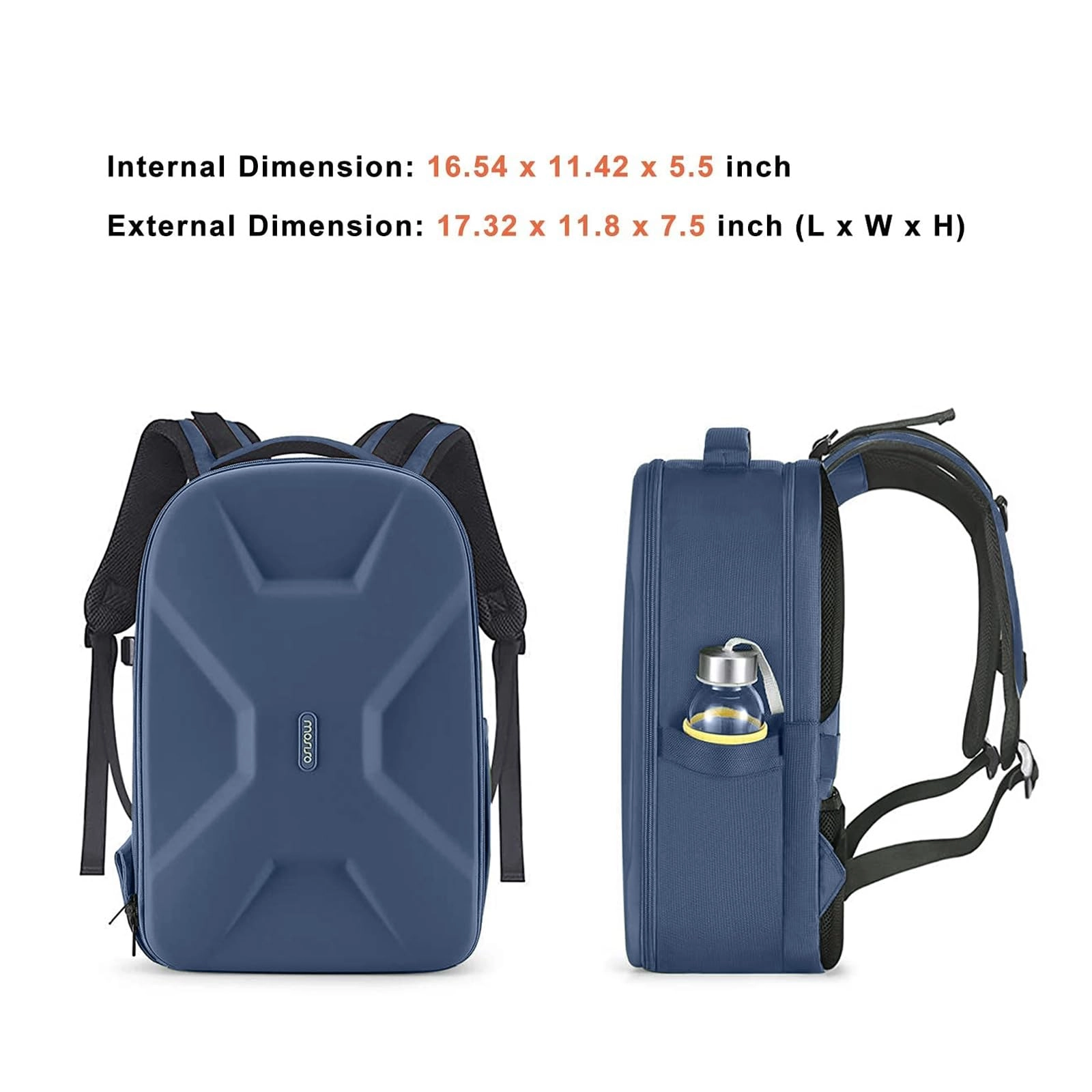 Mocamhsbg - 7.5"D x 11.8"W x 7.5"H Compatible with Canon/Nikon/Sony Hard Shell