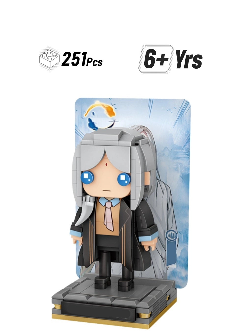 Loquat Character Model Set - Silver Hair 251pcs