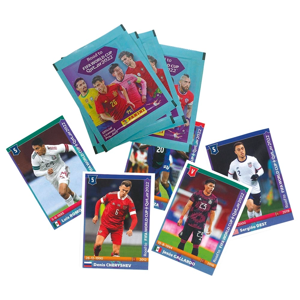 Road to FIFA World Qatar Cup 2022 Sticker Book 5 pcs