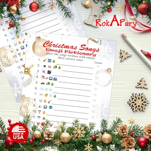 Christmas Songs Emoji Guessing Game - 30