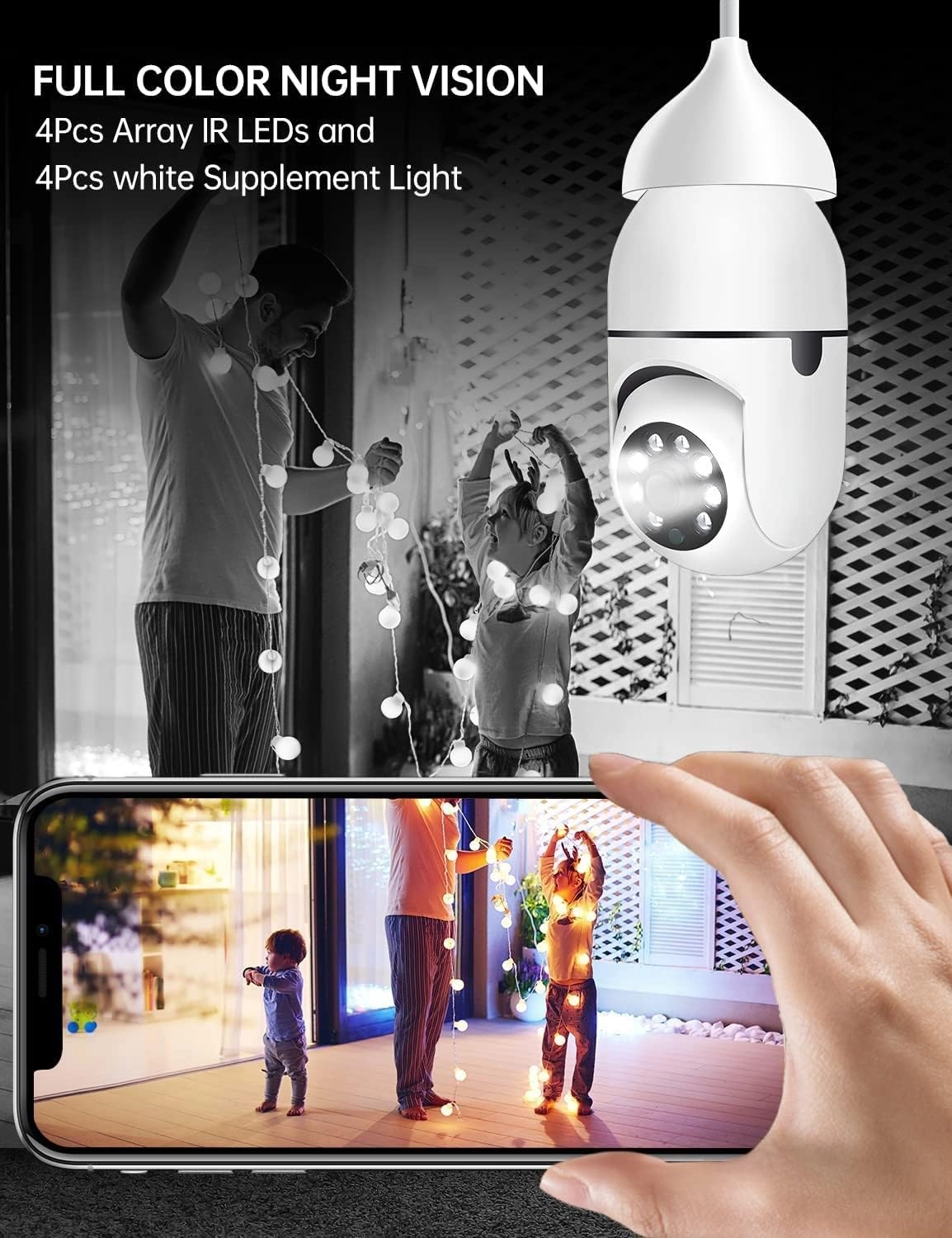Light Bulb Camera - 1080P Pack