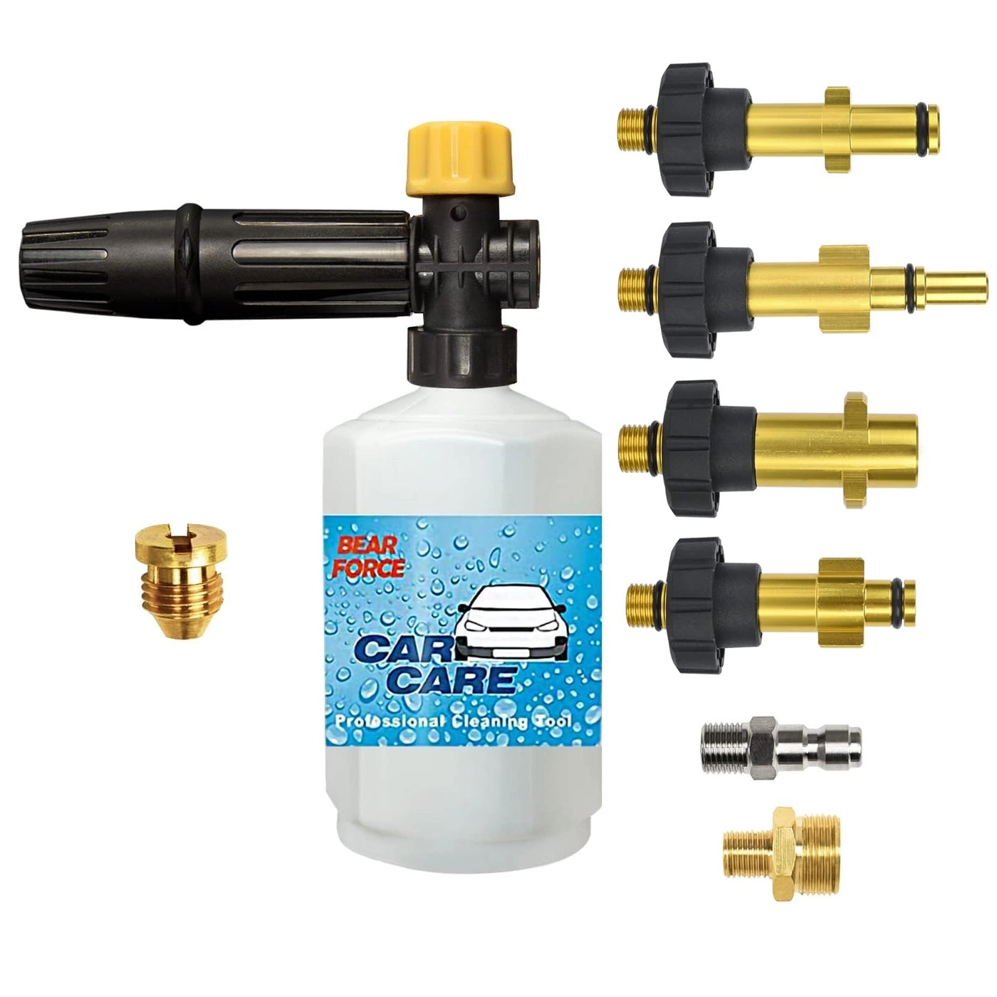 BEAR FORCE Electric Pressure Washer - Foam Cannon 0.6L 500~2200PSI