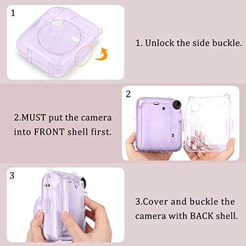 Instax Mini 12 case - Hard Protective