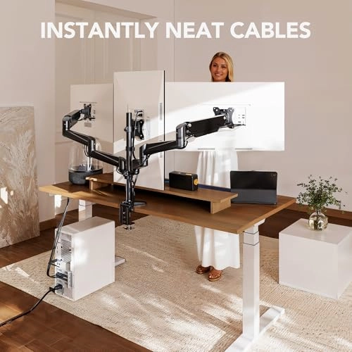 Monitor Mount 3 Monitors - 17-32 Inch