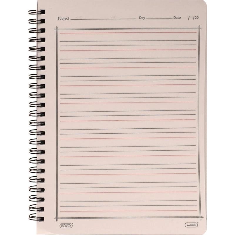 Notebook 19 X 26 cm Spiral - Grid 100 Sheets
