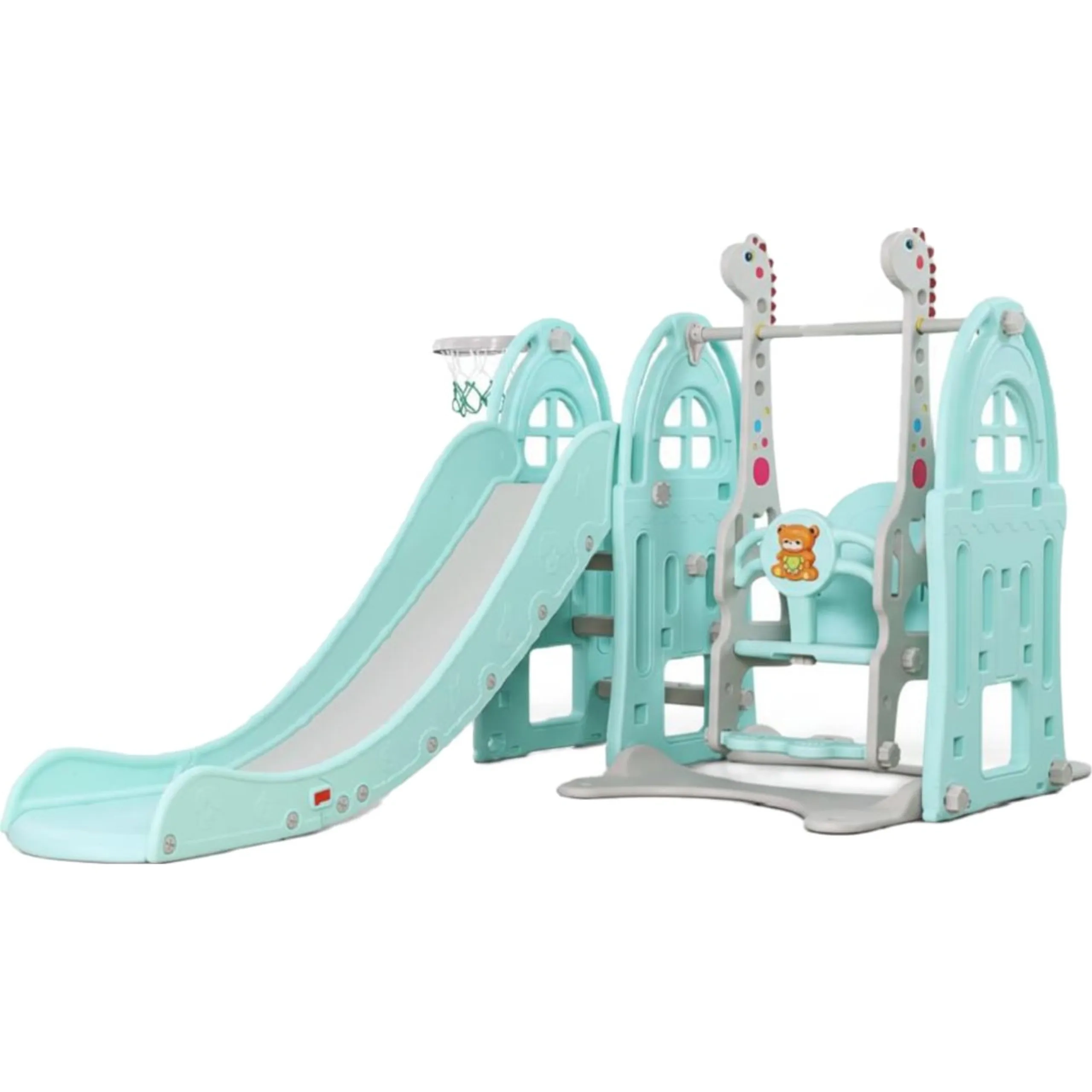 3-in-1 Little School Bus Slide Play Set - 145 x 72 x 36 cm 2 to 6 years