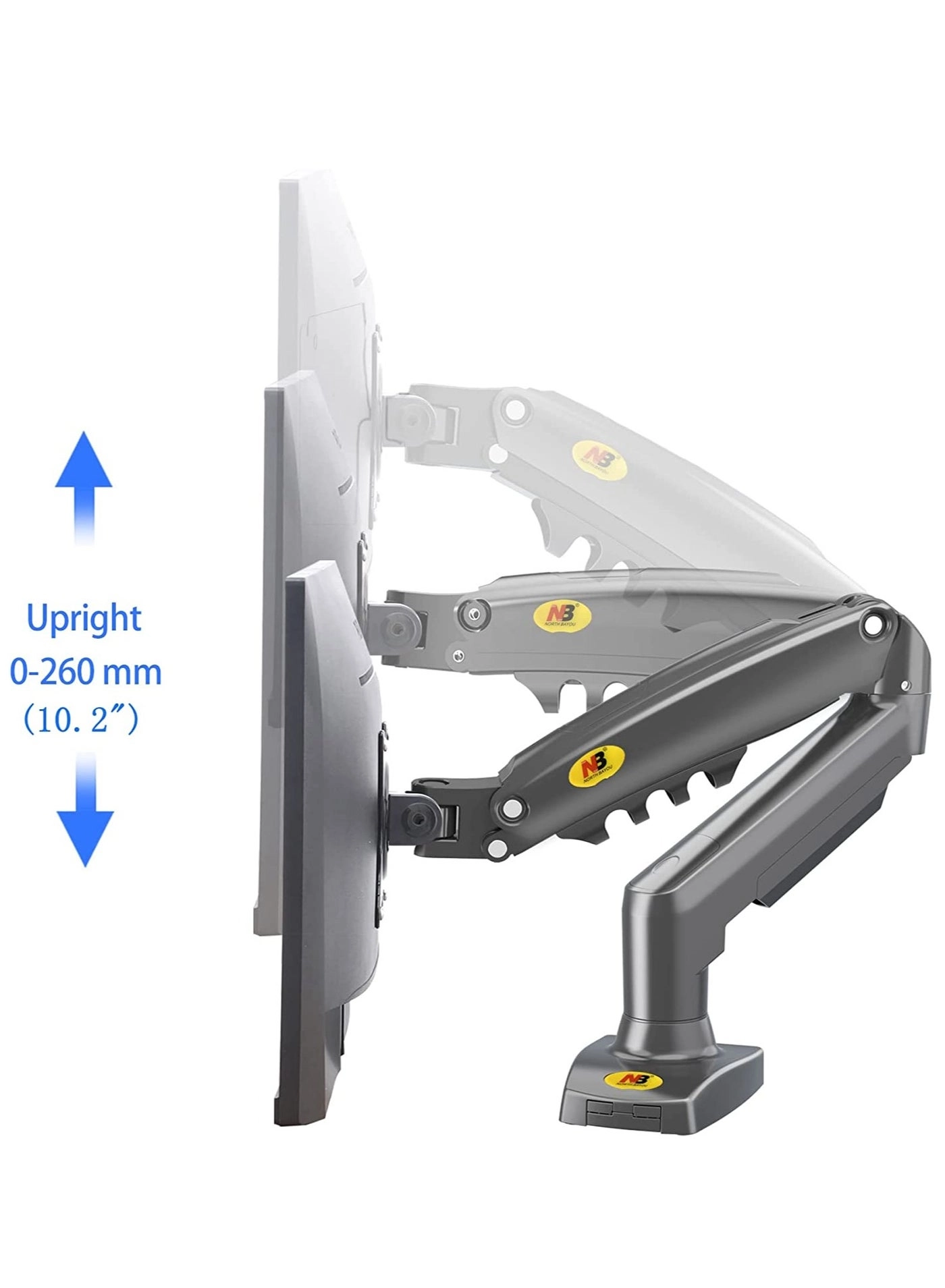 Monitor Desk Mount Stand - 17in-30in