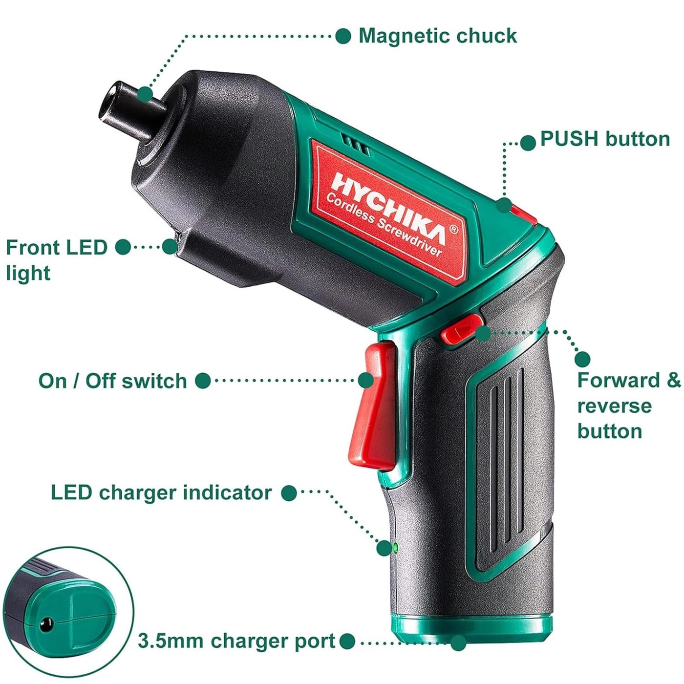 Cordless Screwdriver - 2000mAh