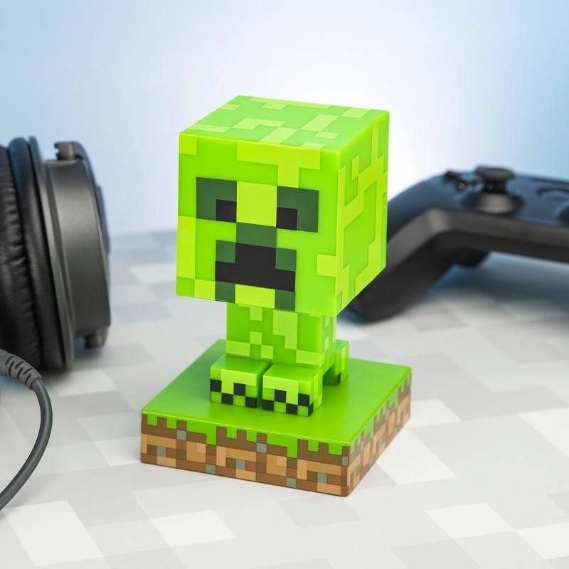 Minecraft Creeper Icon Light - 2x AAA batteries green