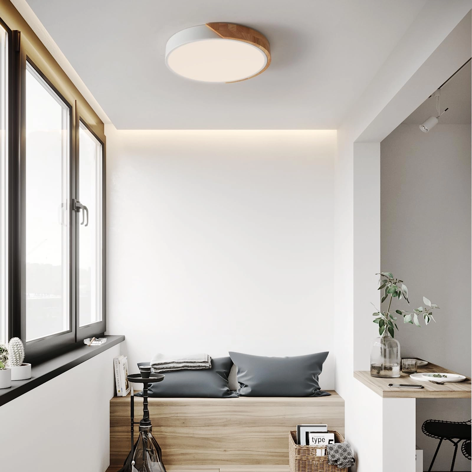 Flush Ceiling Light - 6000K 4000K 3000K Dimmable